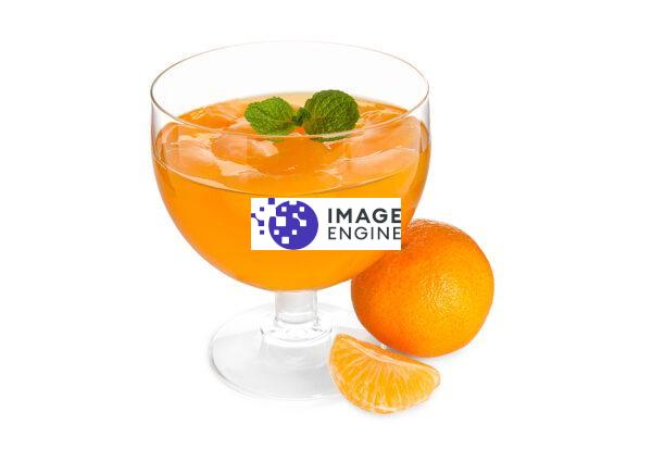 tangerine and mint in glass private label skin care